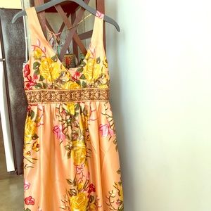 Floral Knee Length Dress